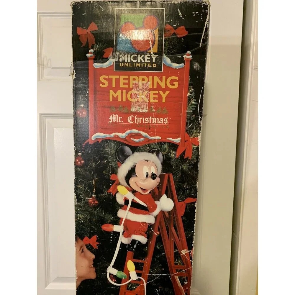 Vintage Mr.Christmas Stepping Mickey 1995 Mickey UNLIMITED Read Description Rare